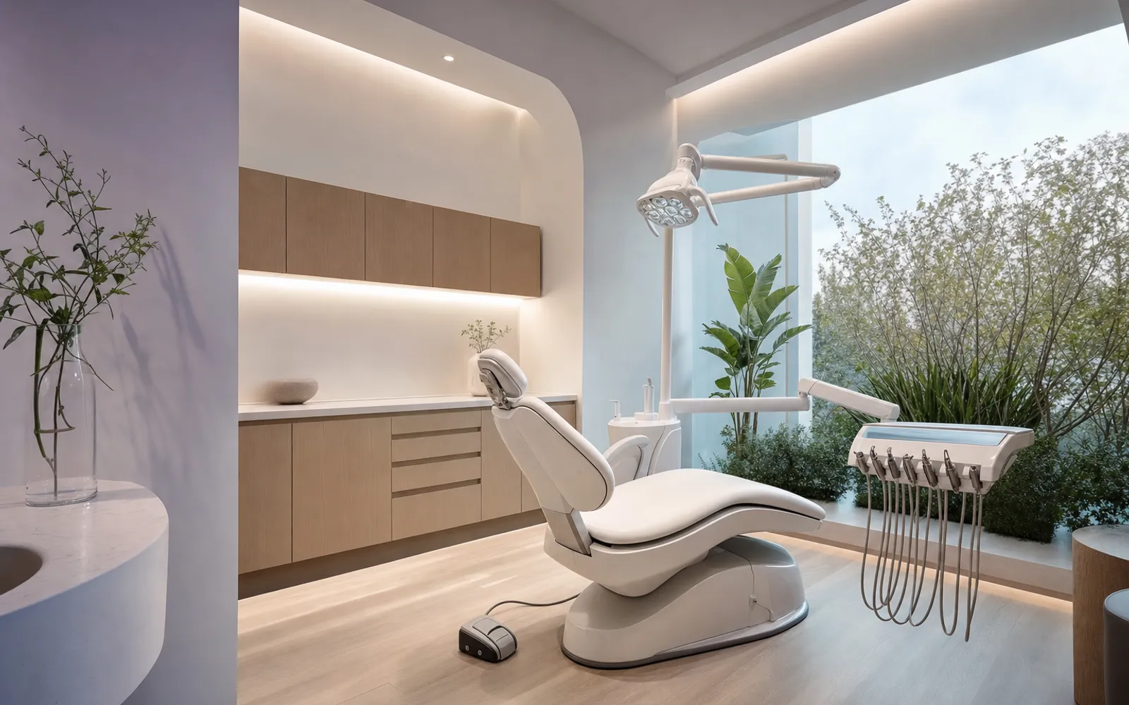 Concepto de web para clínica dental